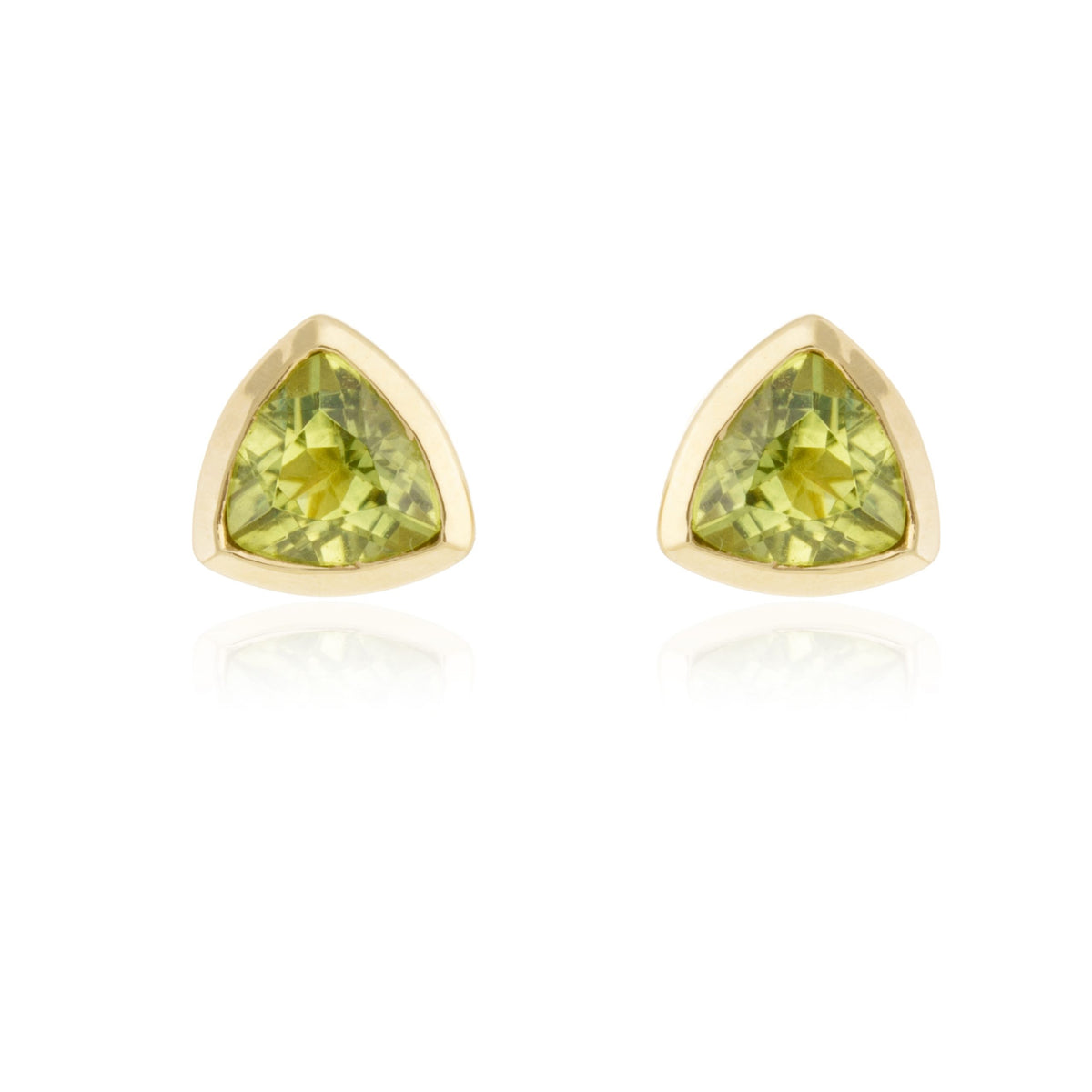 Pendientes Triangu Peridoto