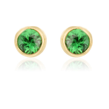 Pendientes Tsavorita