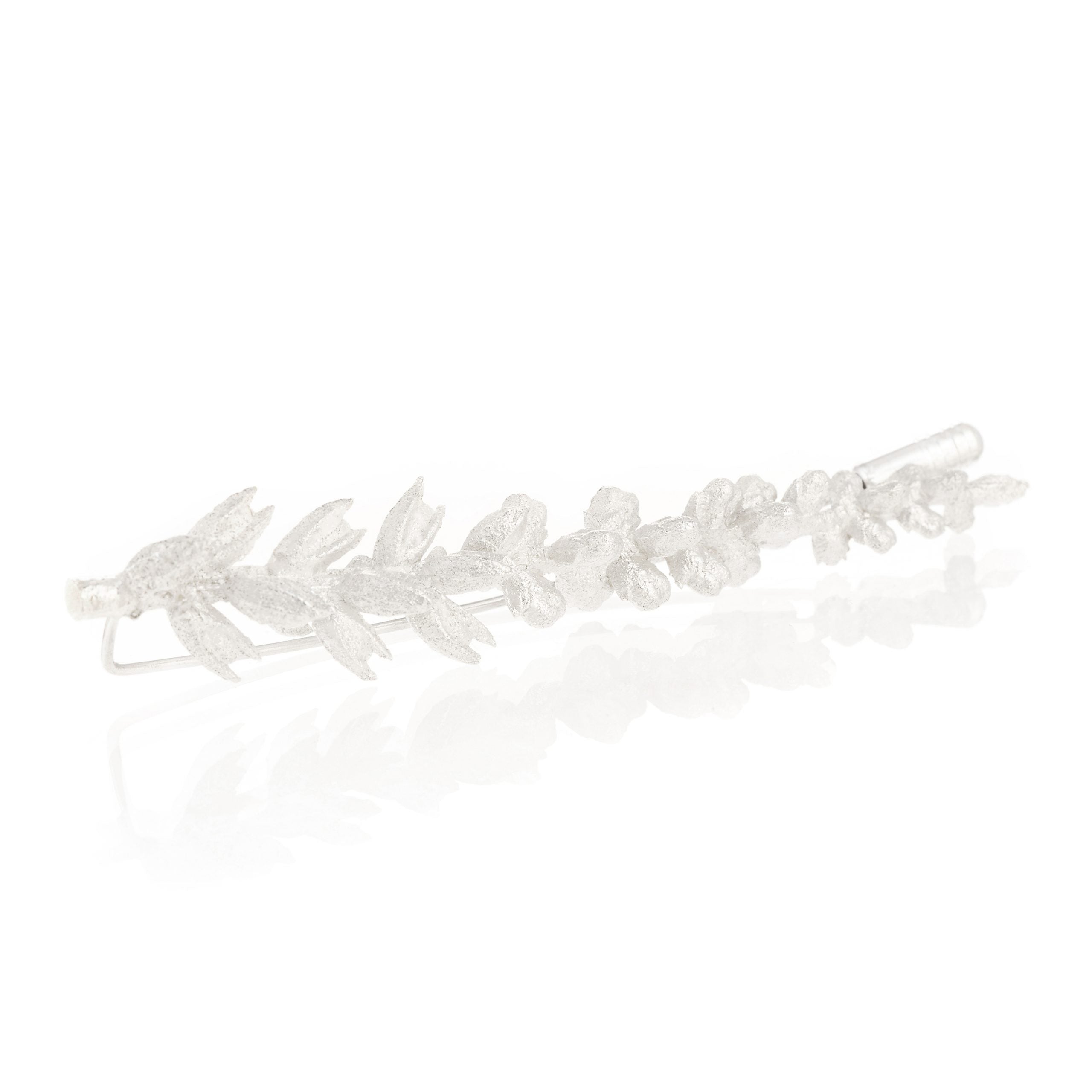 Broche Flor plata