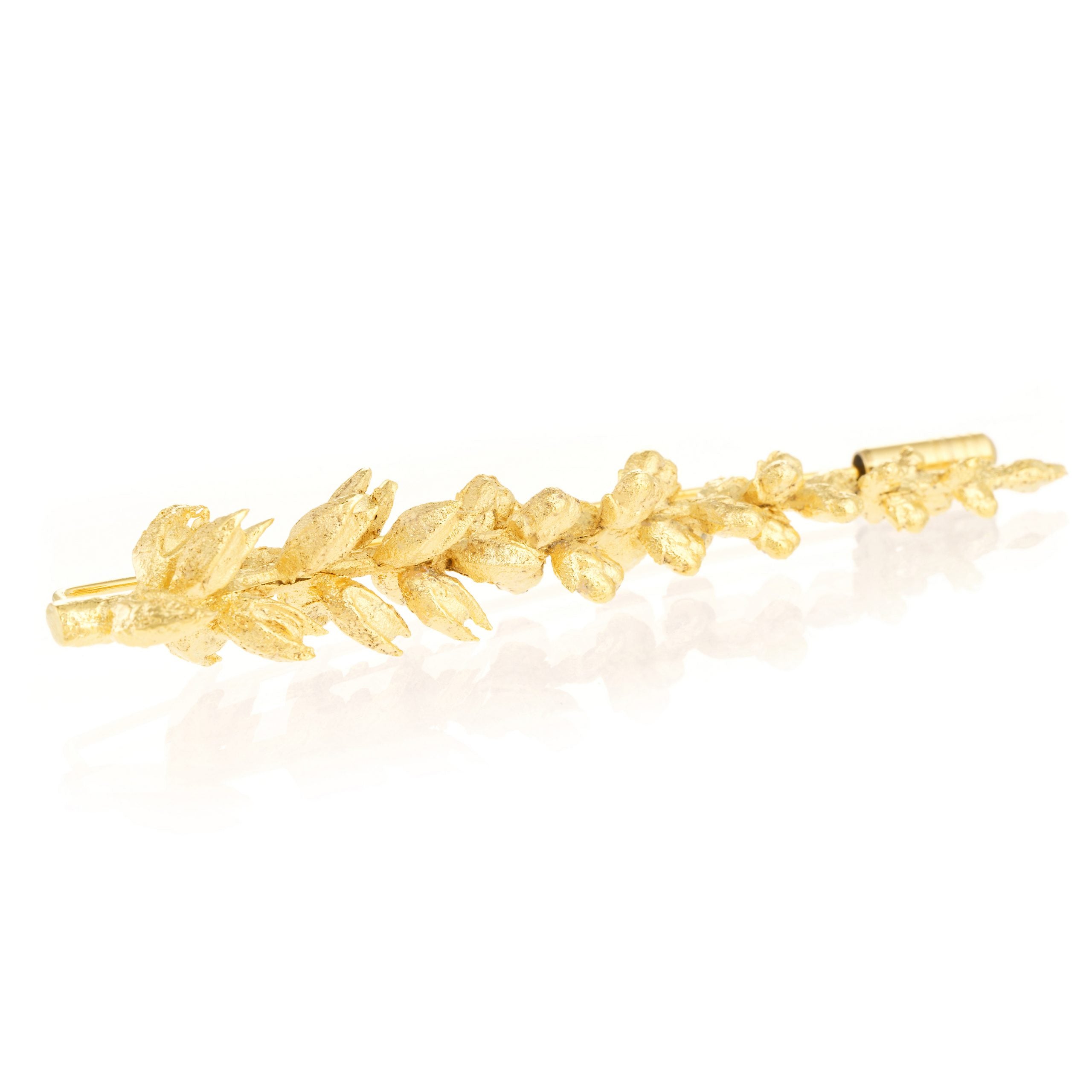 Broche Flor Baño de oro
