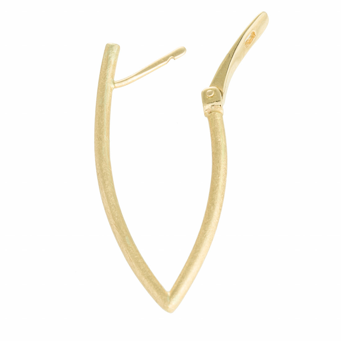 Pendientes Aro Ojo Navete Oro