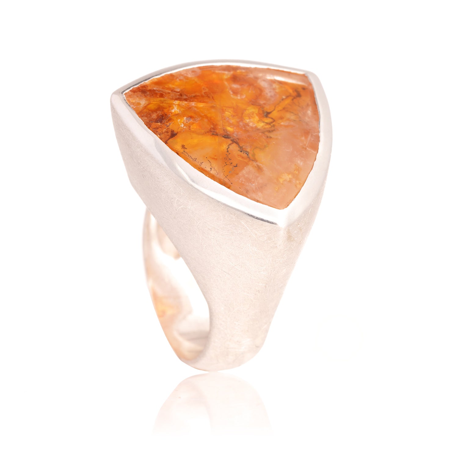 Anillo Cuarzo Calcita
