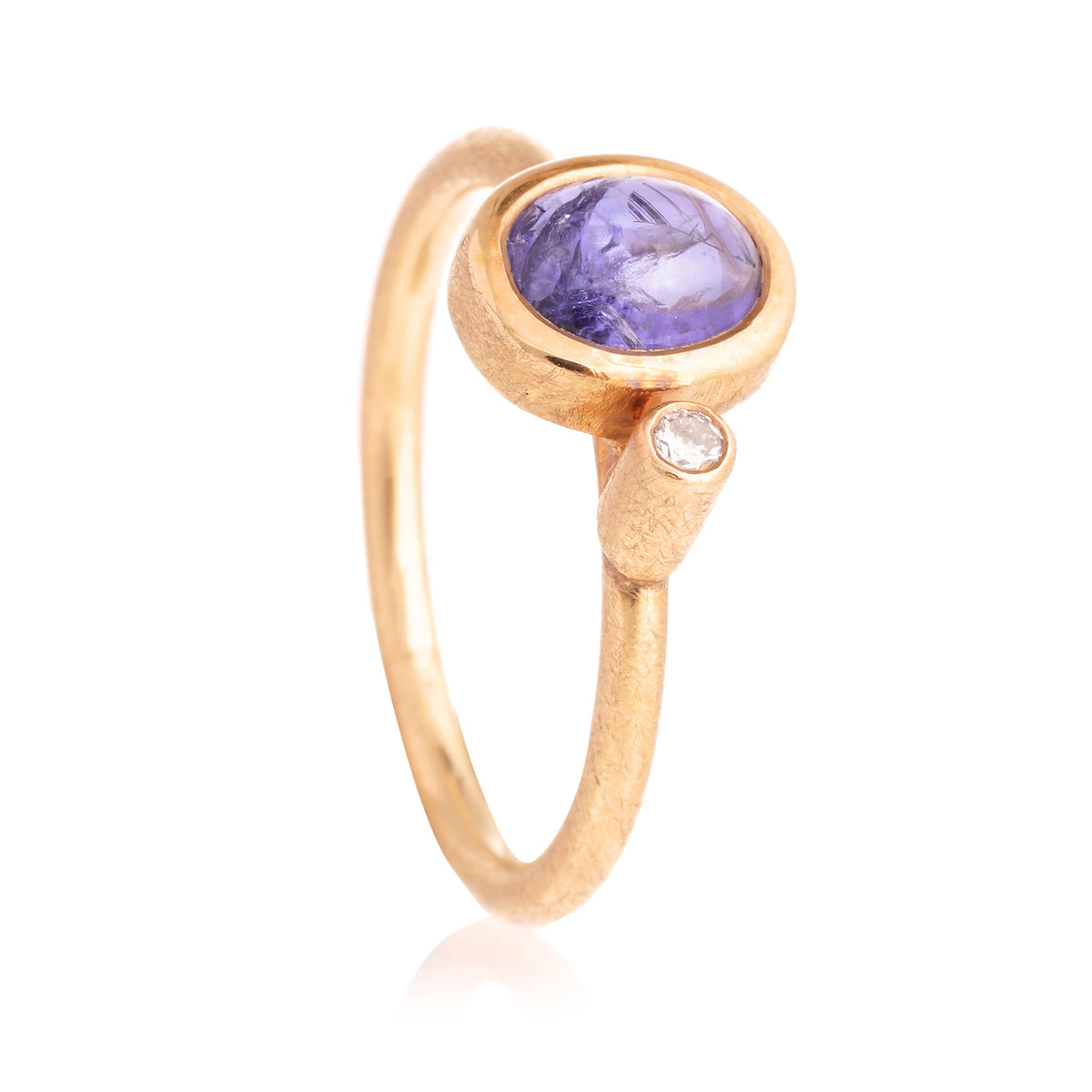 Anillo turmalina morada
