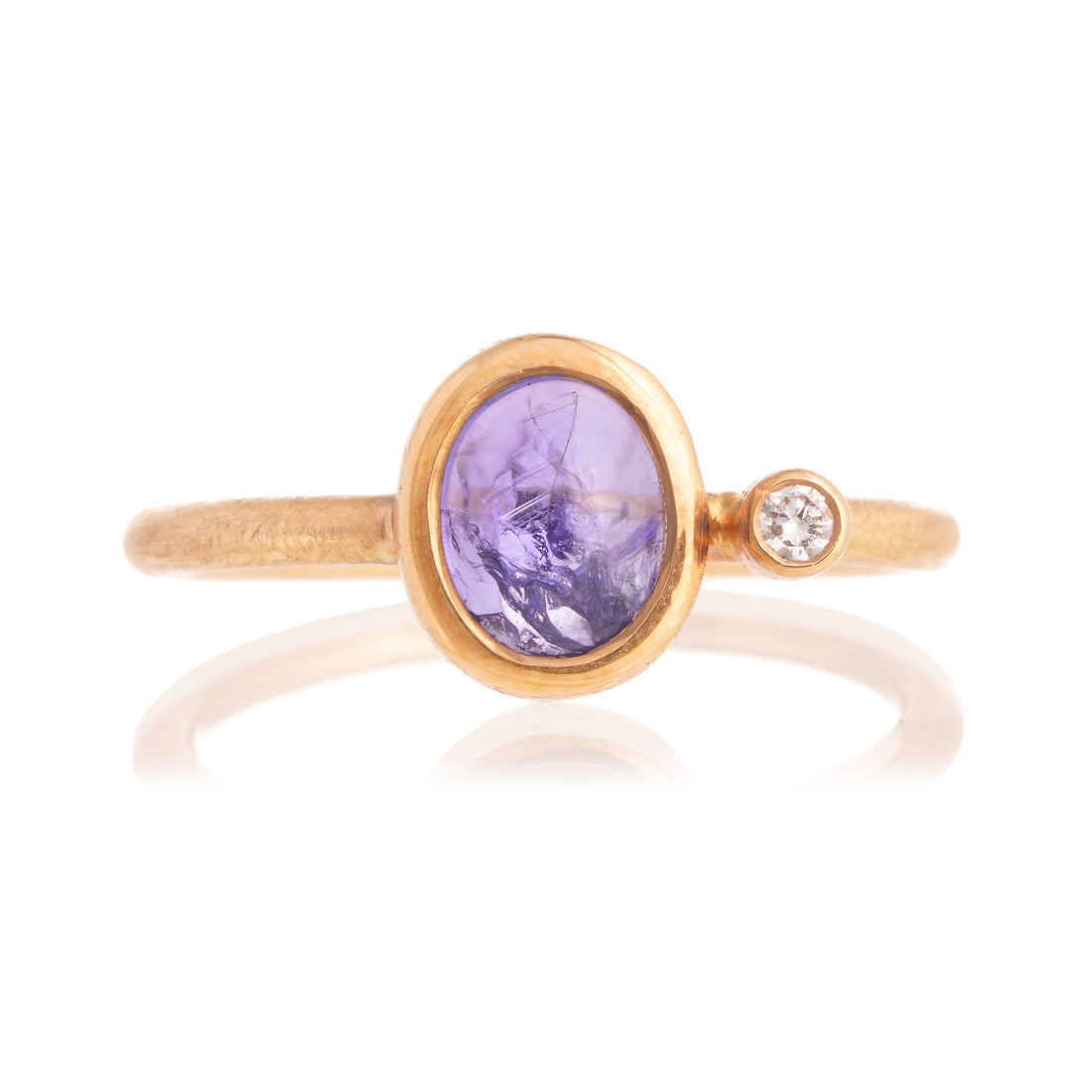 Anillo turmalina morada