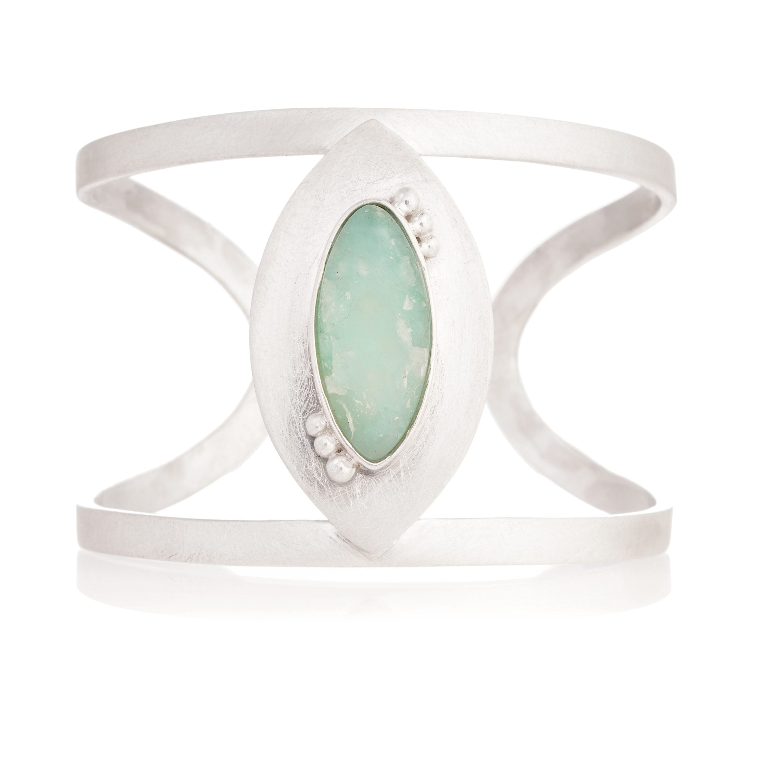 Brazalete dos lineas Crisoprasa