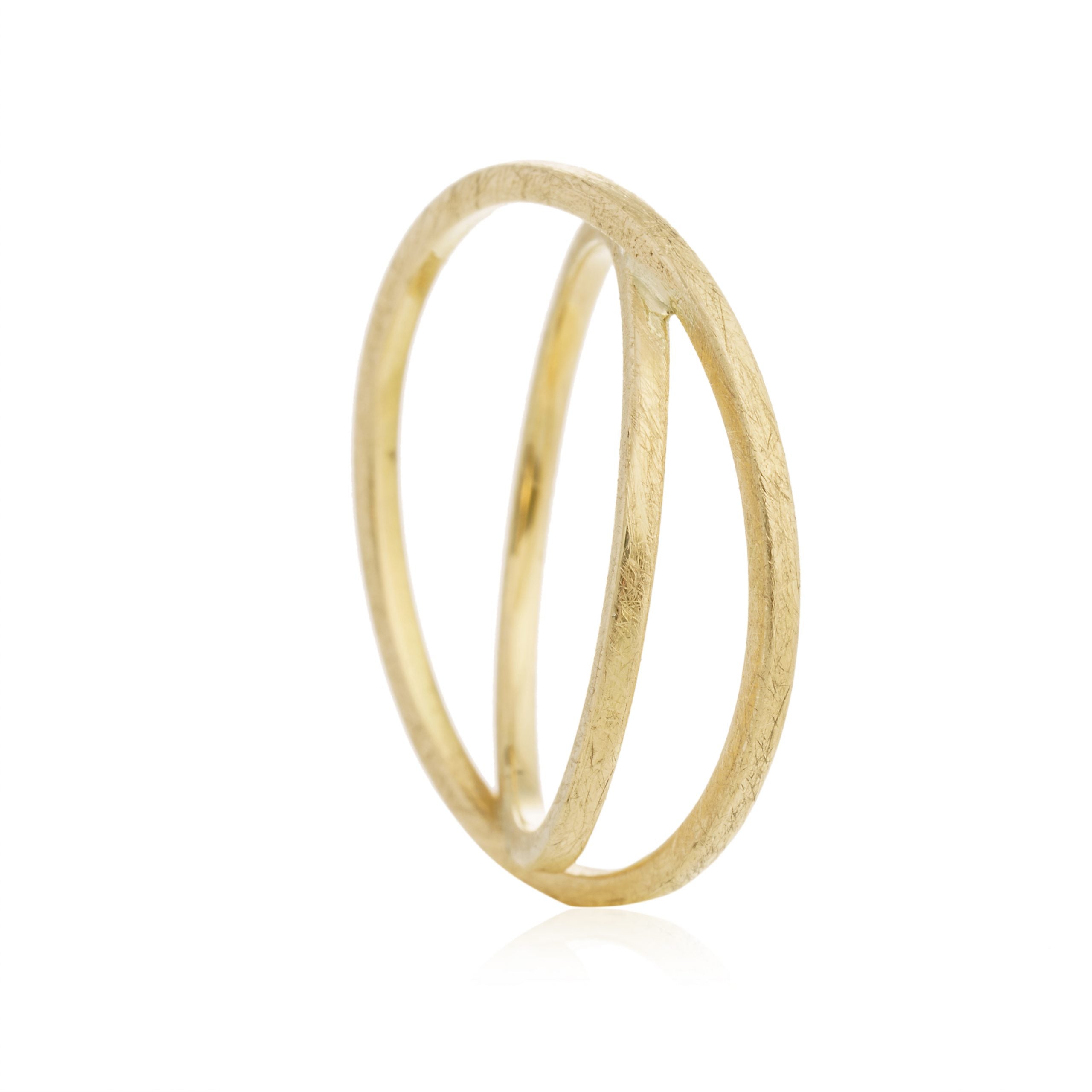 Anillo Cruzado Oro
