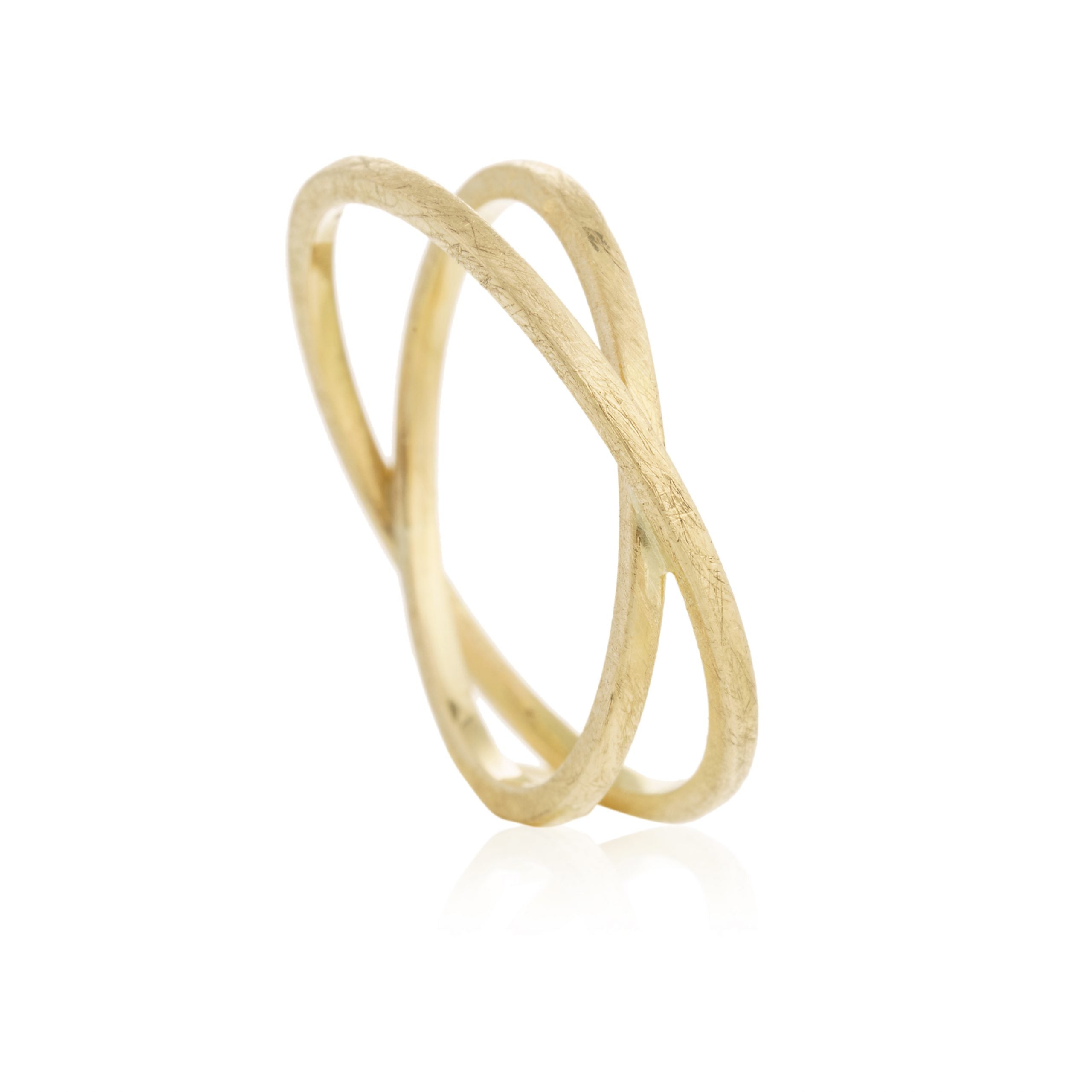 Anillo Cruzado Oro