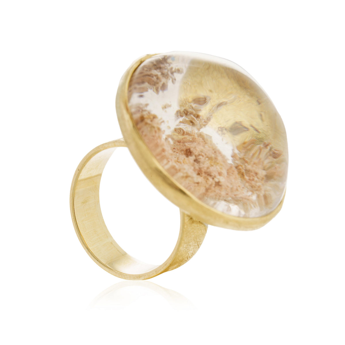 Anillo C. Lodolita Redondo Vintage Oro