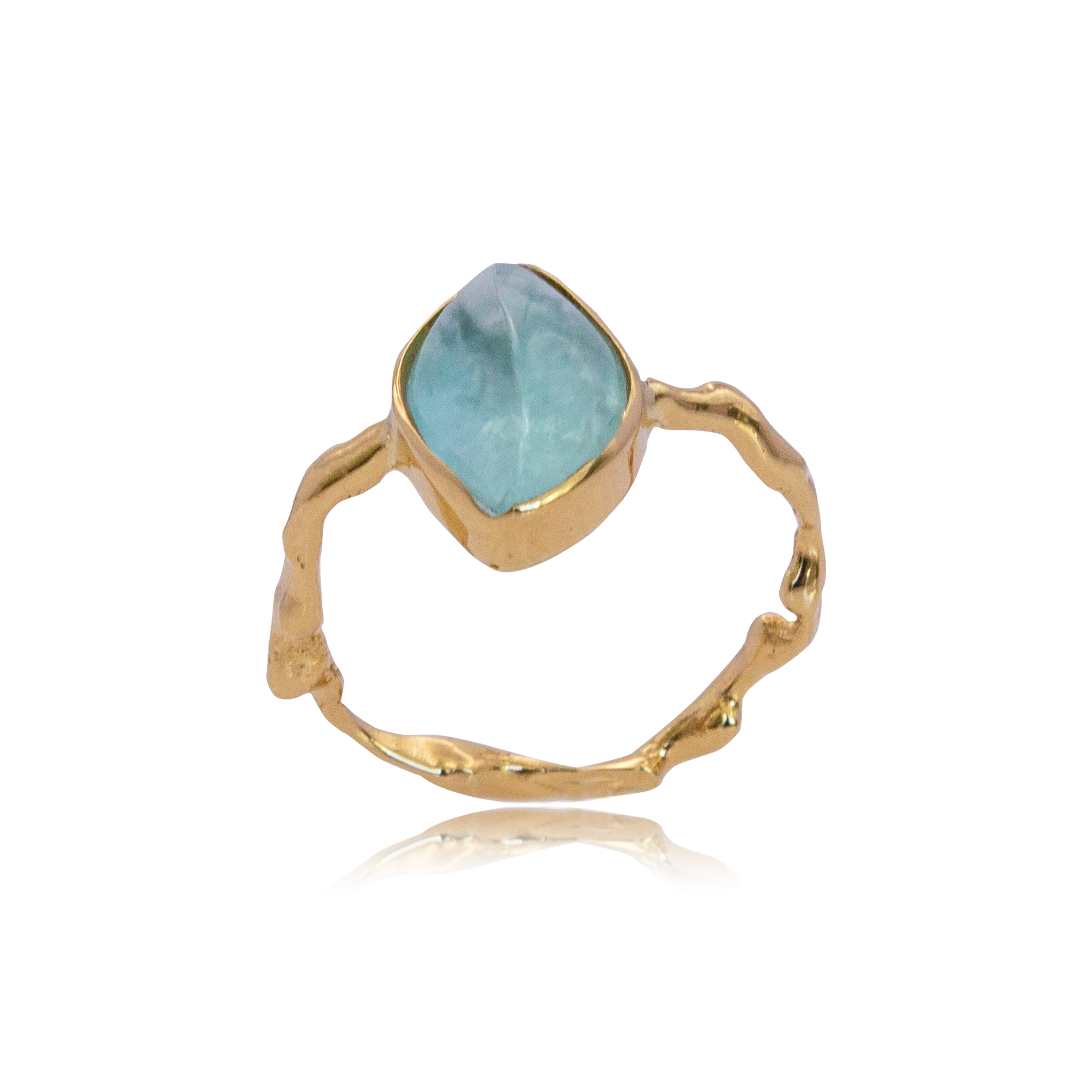 Anillo Adar Aguamarina