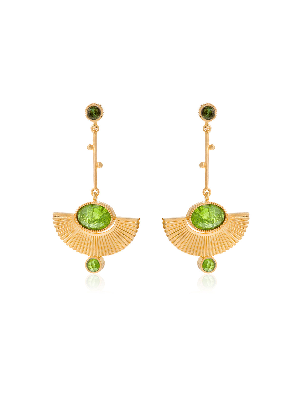 Pendientes Egypt Hiruharri Peridoto