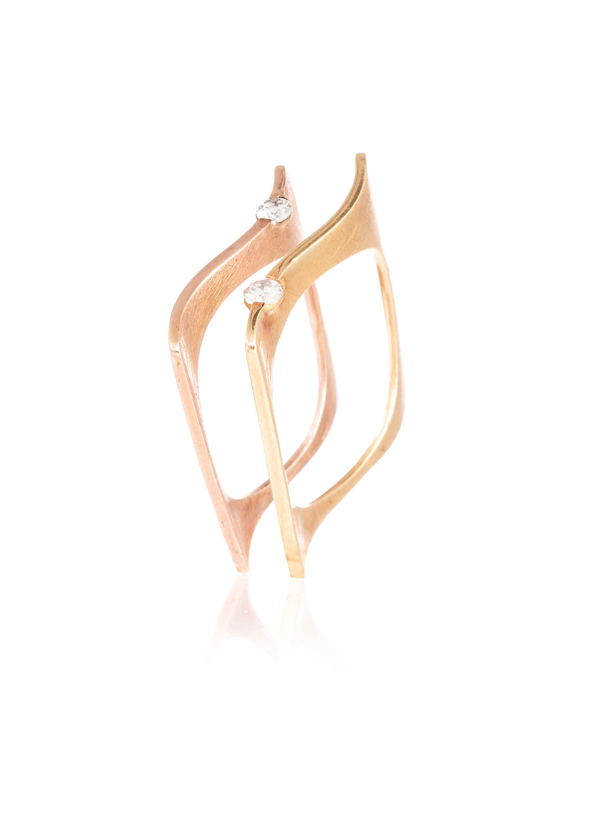 Anillo Guggen  Diamante Oro