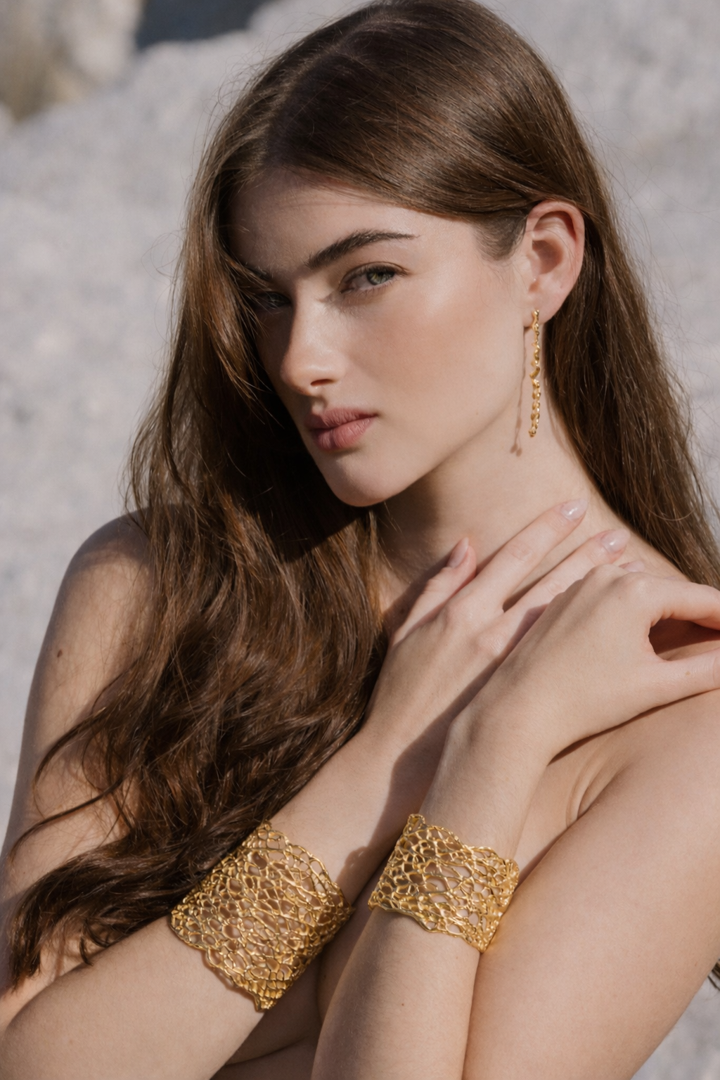 Pendientes Adar M Oro