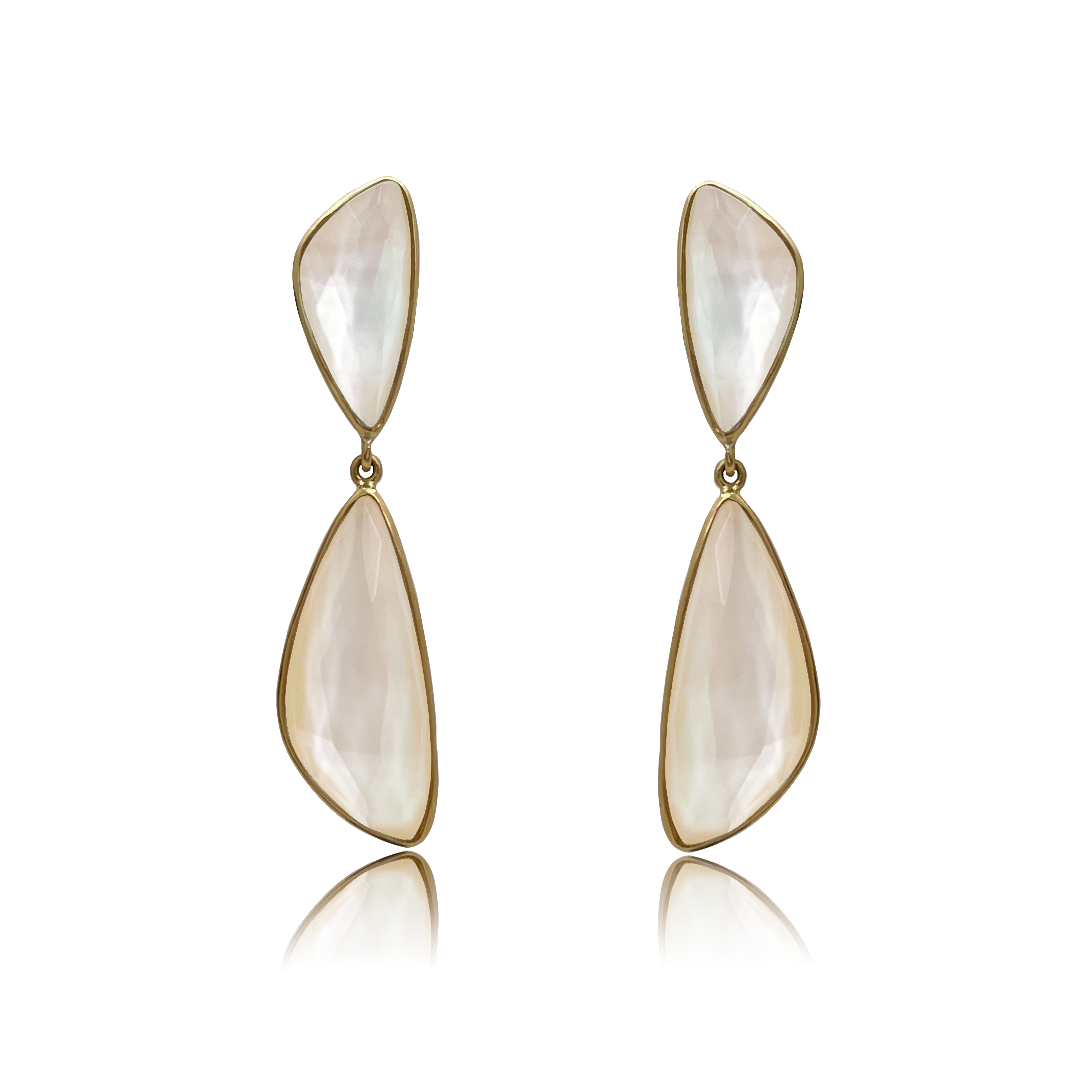 Pendientes Mini Trillón Nácar