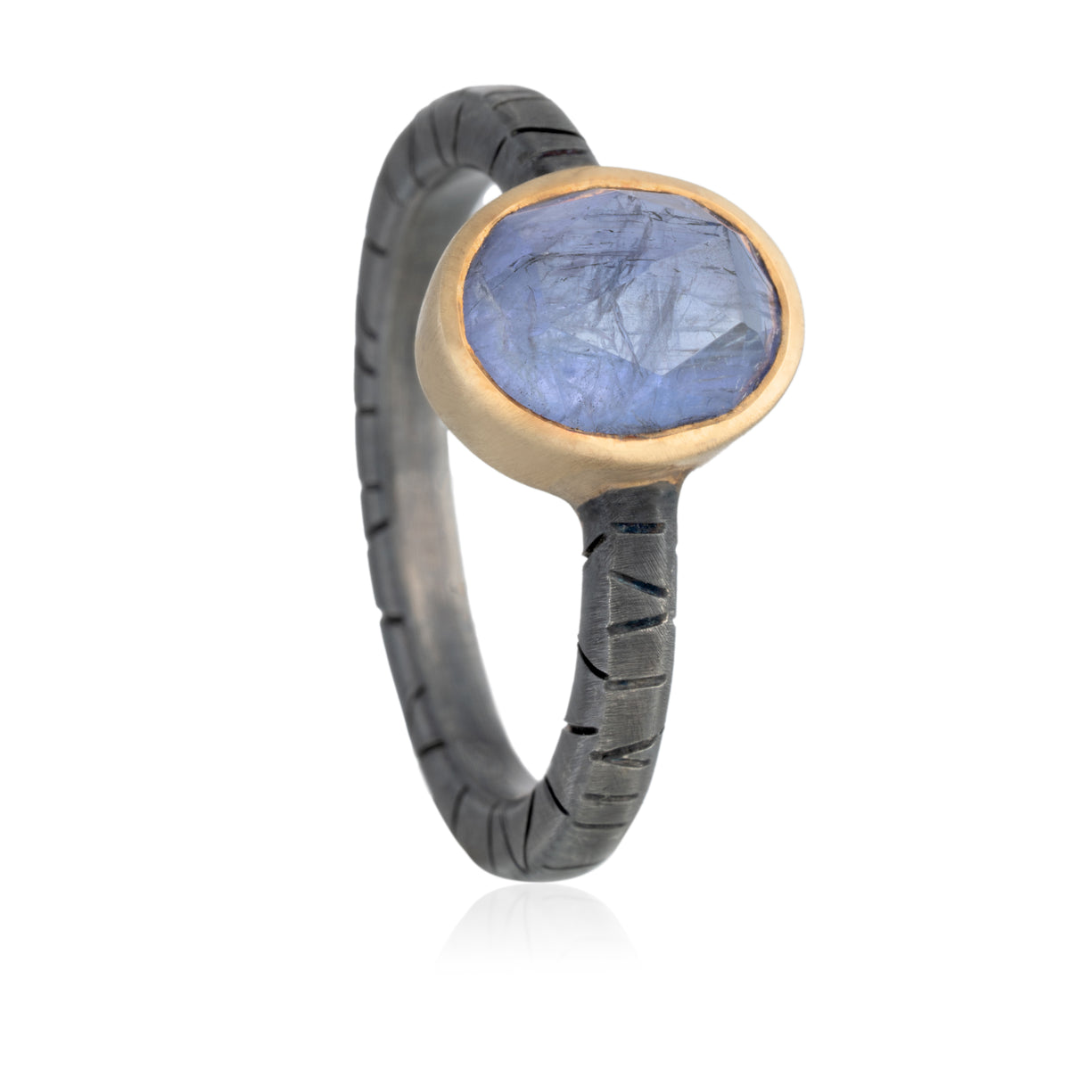 Anillo Tanzanita Ovalado