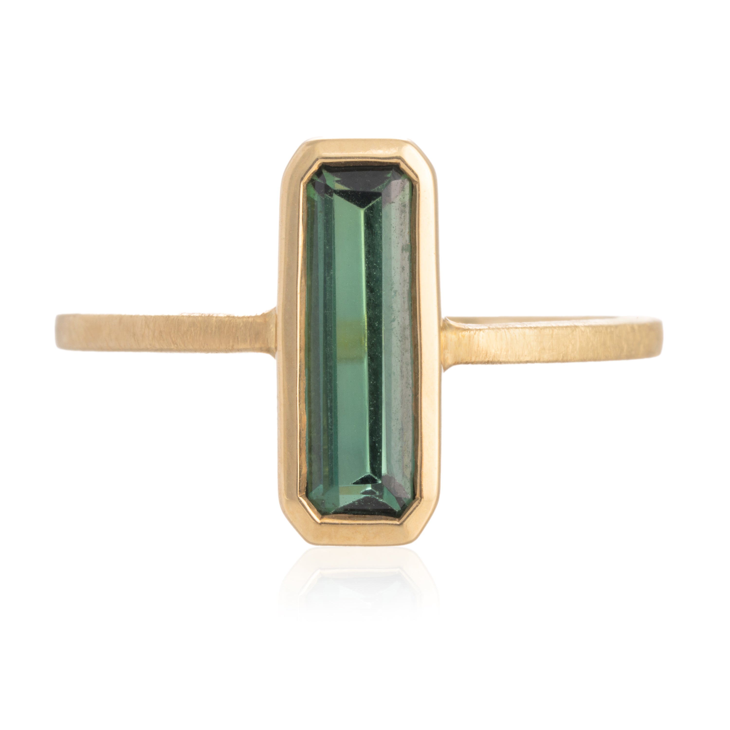 Anillo Baguette Turmalina
