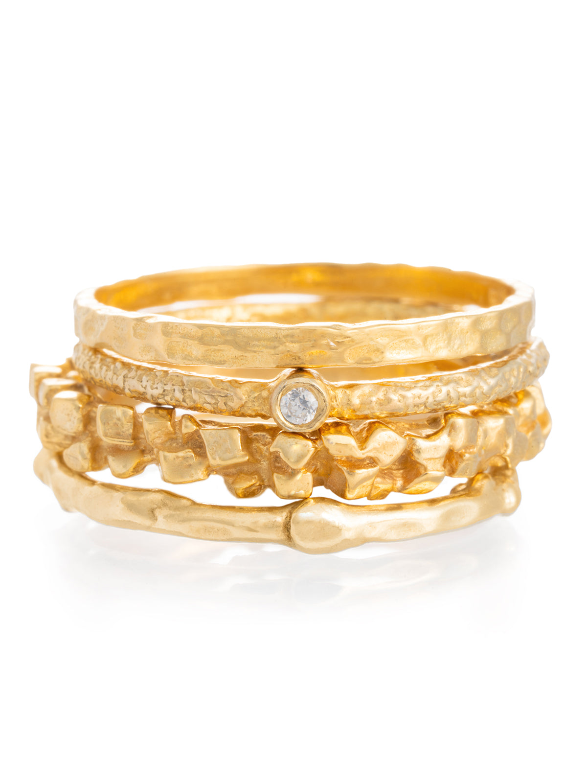 Anillo Martilleado