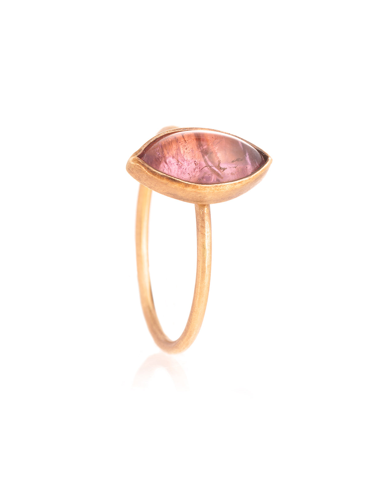 Anillo Turmalina Navet Oro