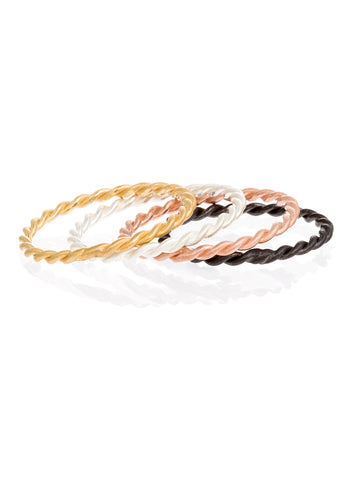 Anillo Twisted S