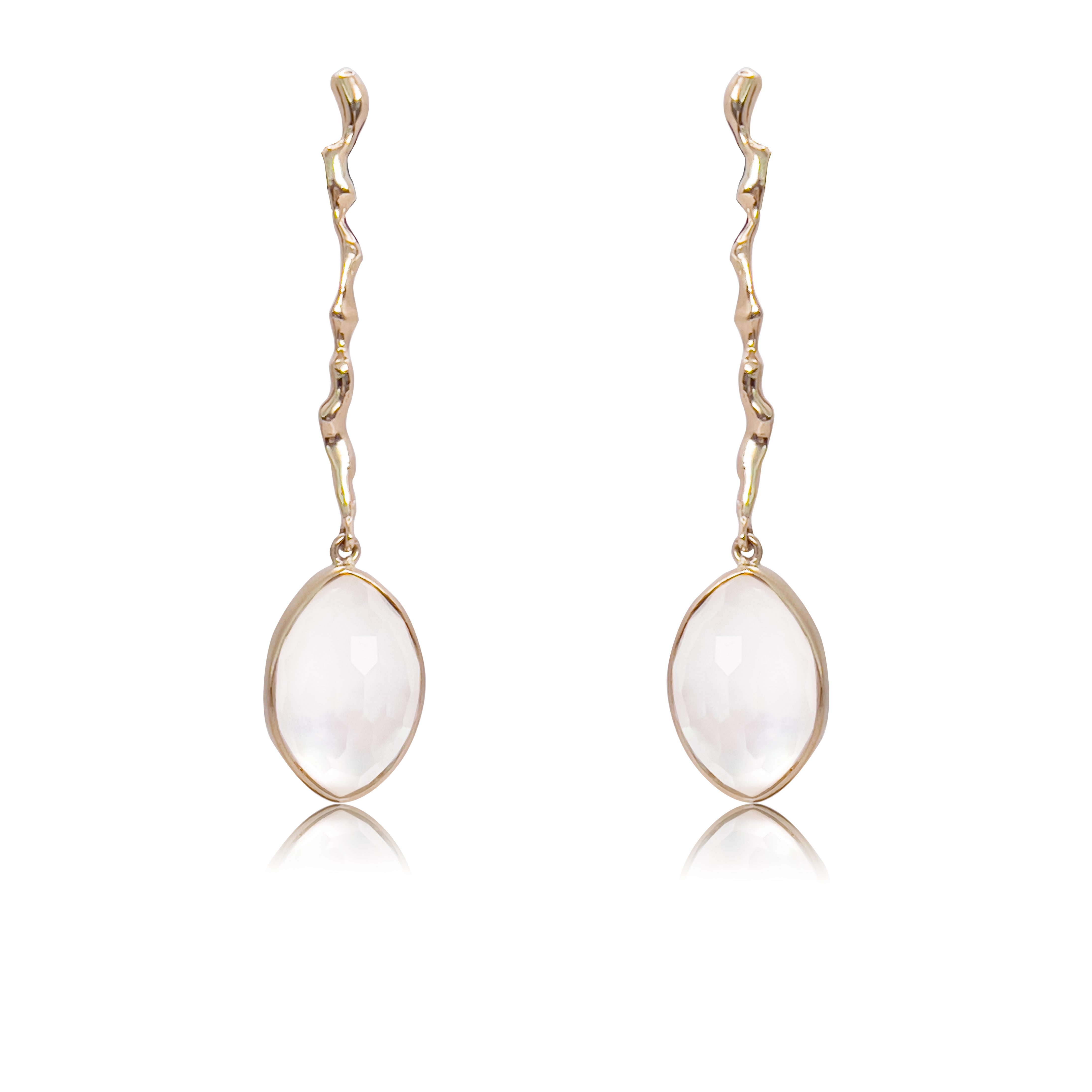 Pendientes Adar Navet Nácar