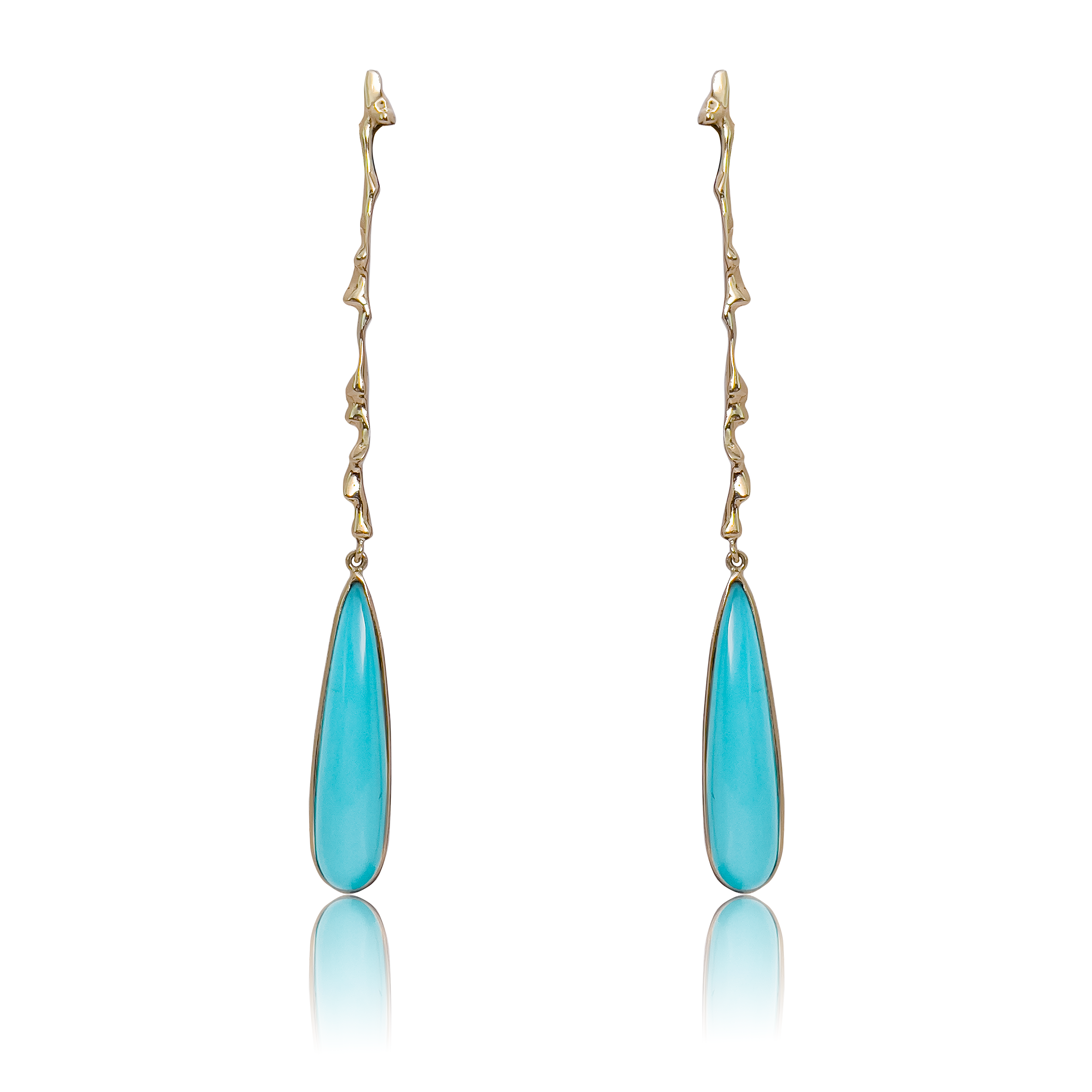 Pendientes Adar Gota Turquesa