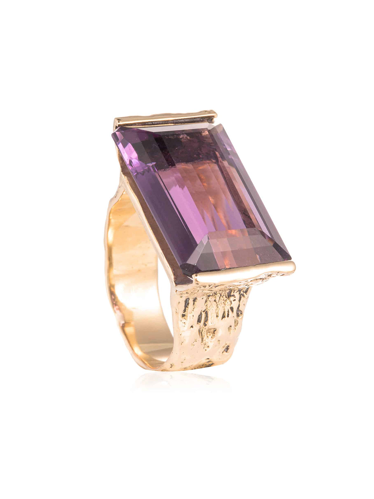 Anillo Emperatriz Amatista Oro