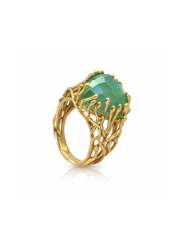 Anillo Enredadera Triplete Oro