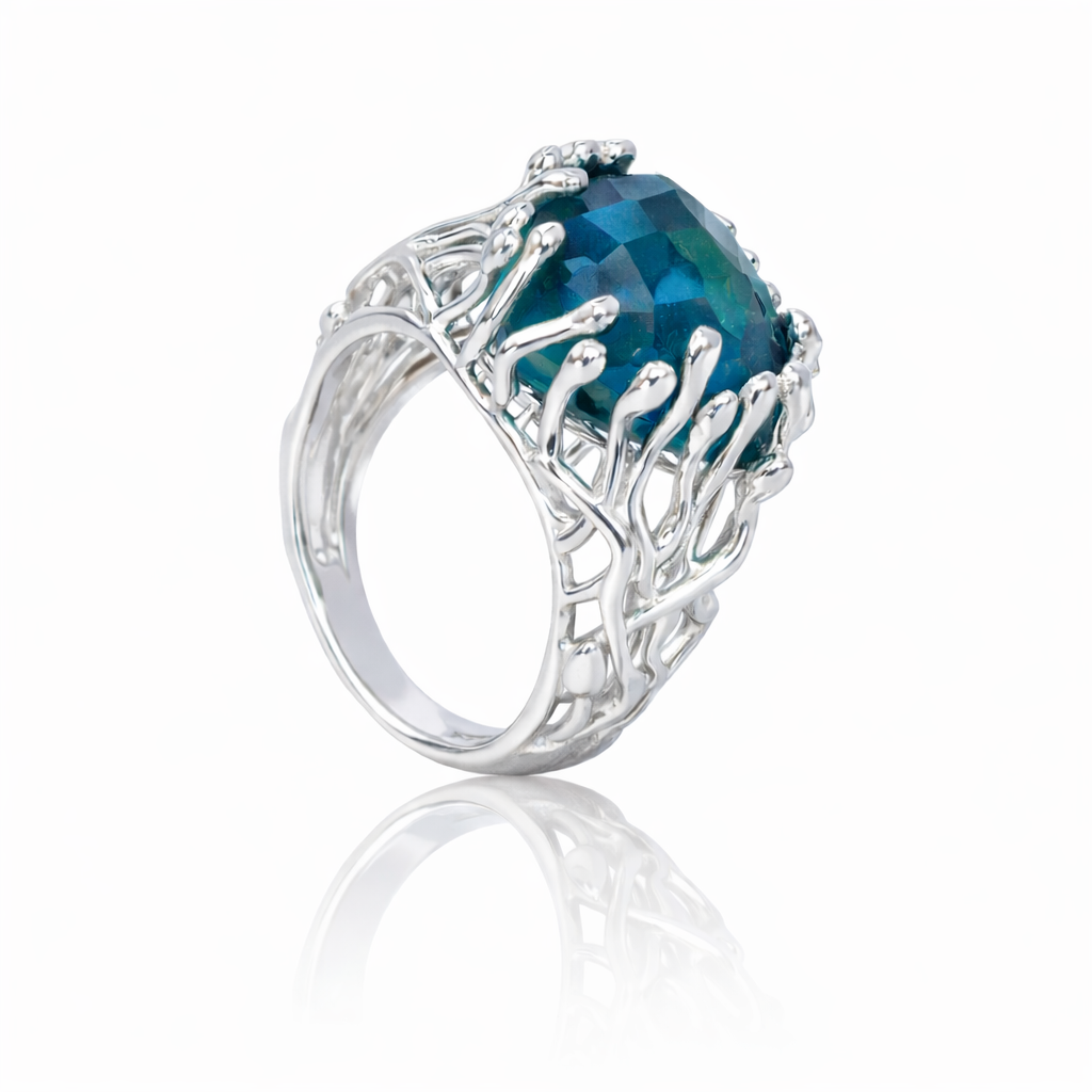 Anillo Enredadera Crisocola
