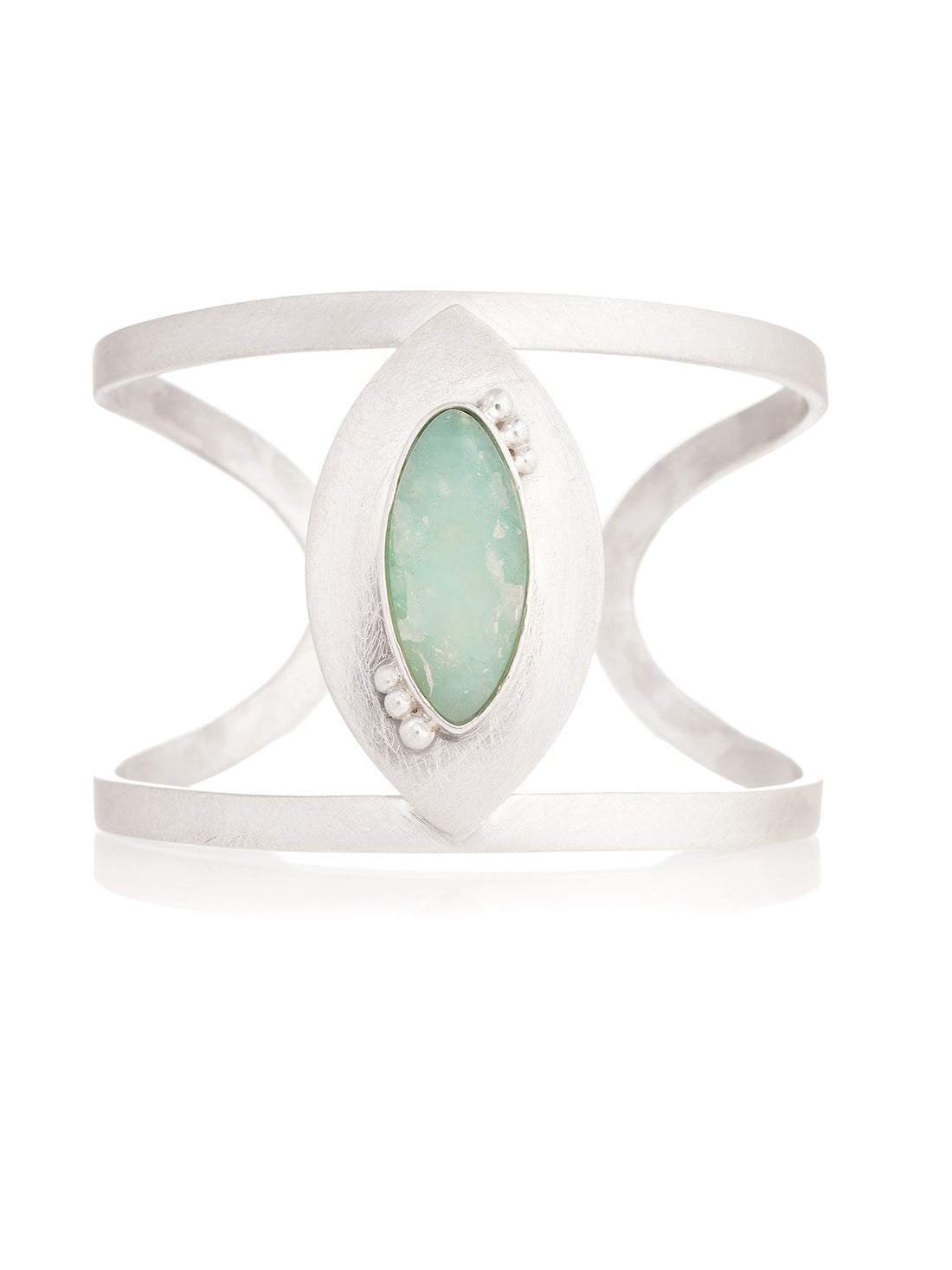 Brazalete dos lineas Crisoprasa