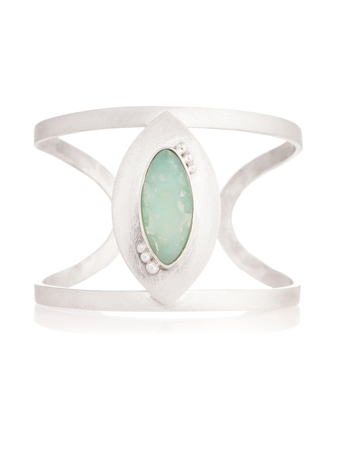 Brazalete dos lineas Crisoprasa
