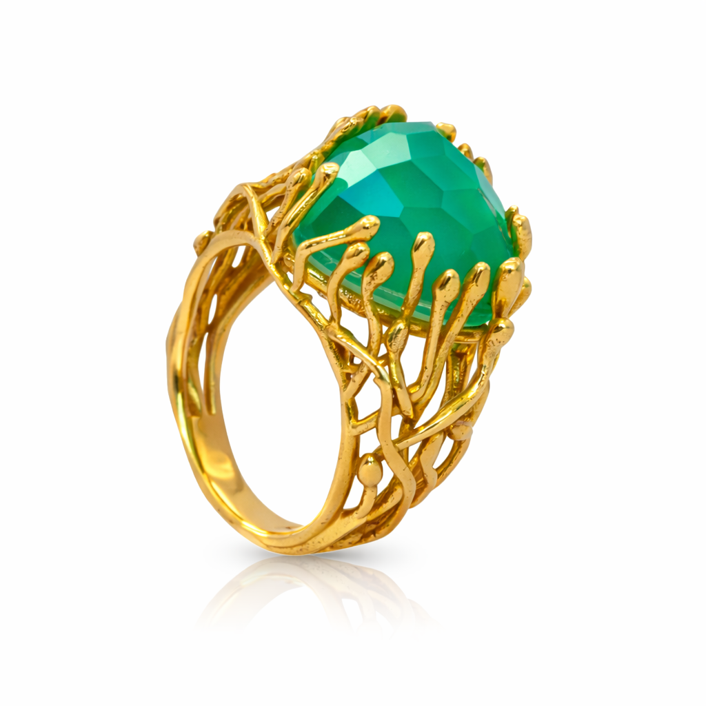 Anillo Enredadera Triplete Oro