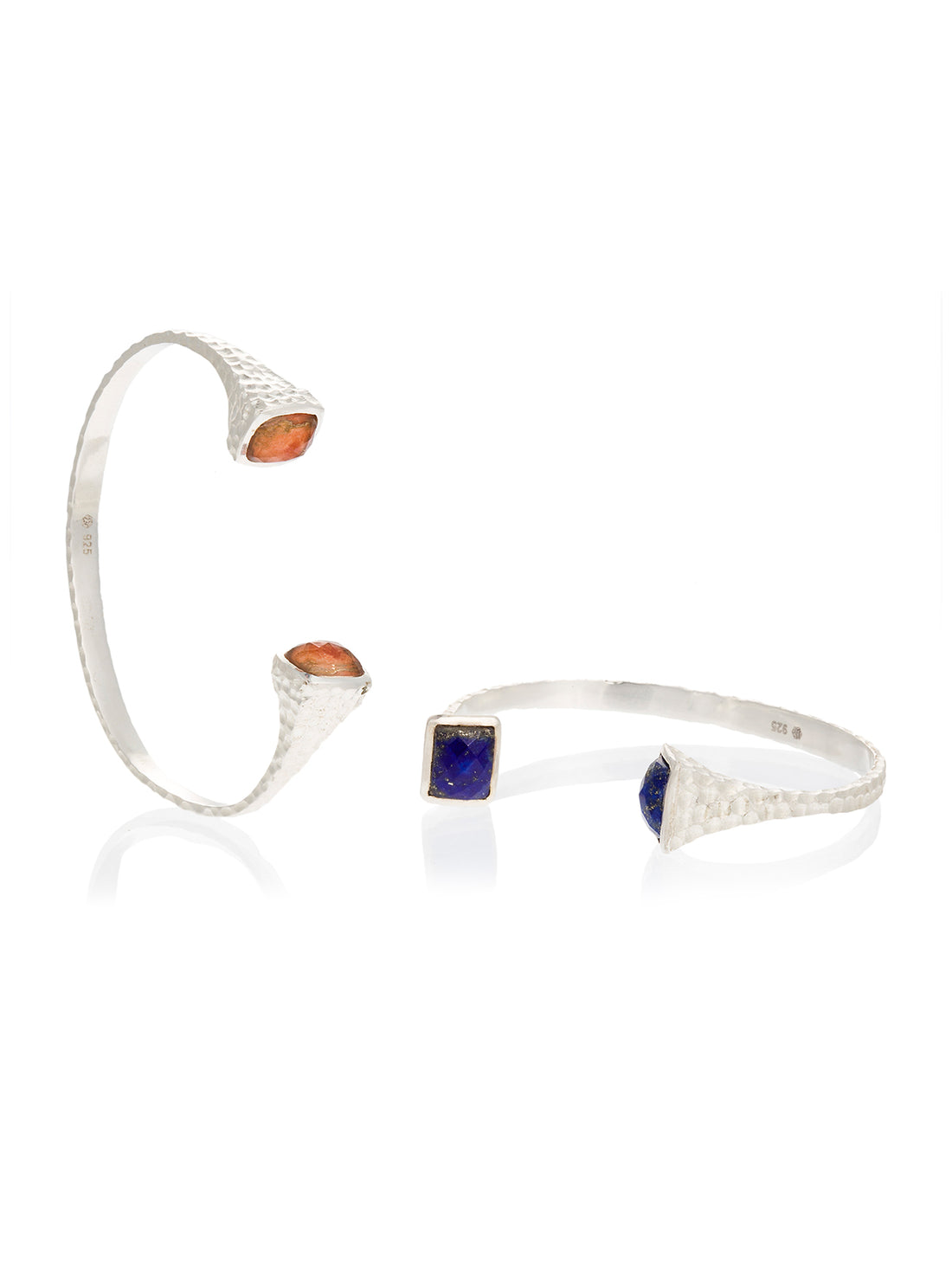 Brazalete Afrika Hammered Mandarina