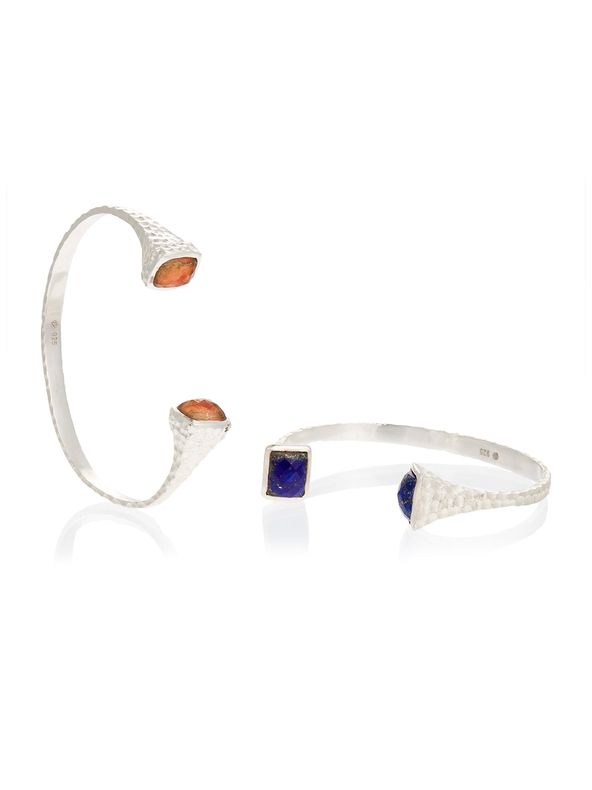Brazalete Afrika Hammered Mandarina