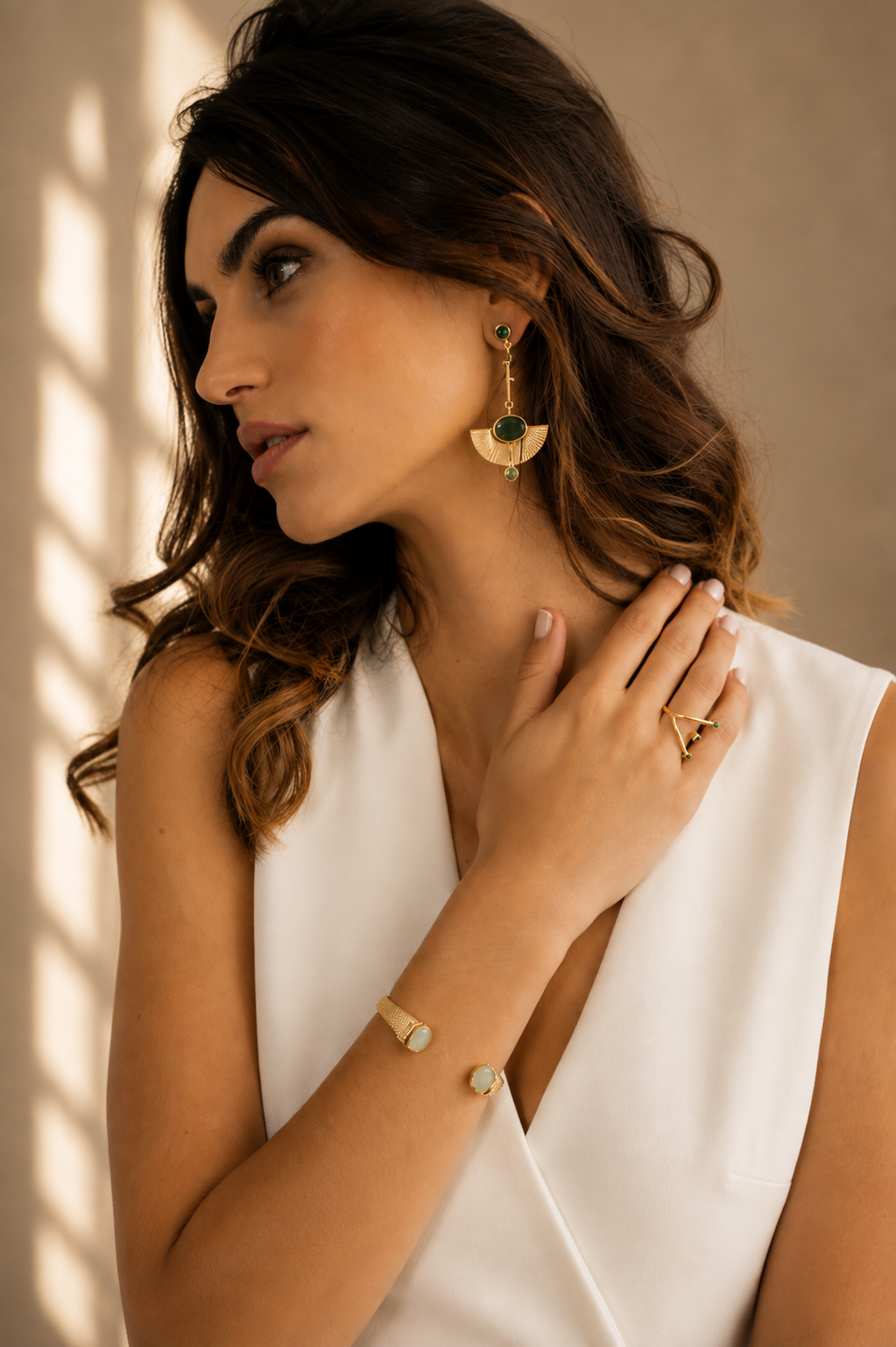 Anillo Trío Turmalinas