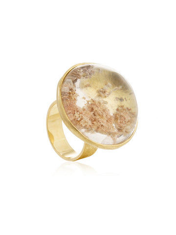 Anillo C. Lodolita Redondo Vintage Oro