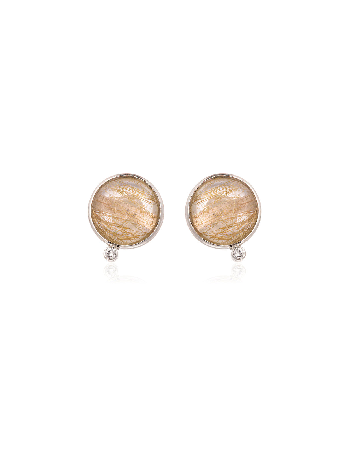 Pendientes Cuarzo Rutilo
