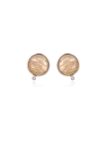 Pendientes Cuarzo Rutilo