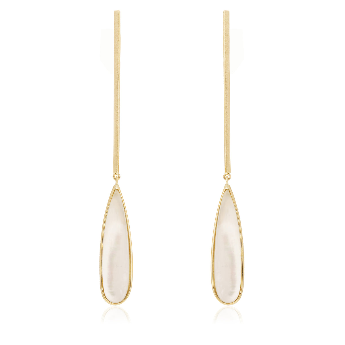 Pendientes Makila Gota Nácar