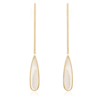 Pendientes Makila Gota Nácar