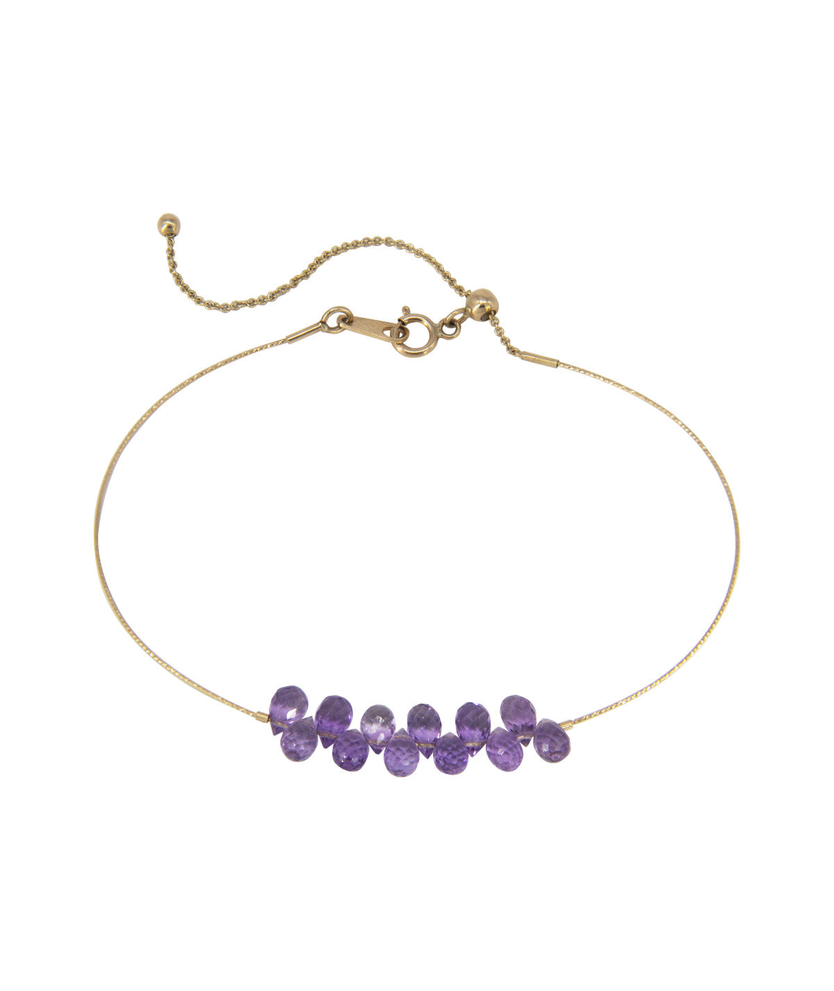 Pulsera Simple Amatistas