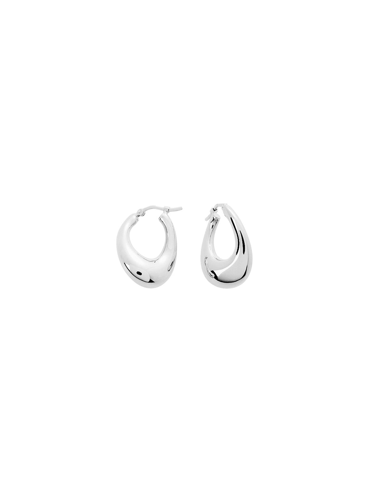 Pendientes Aros Ovalados Gruesos XS
