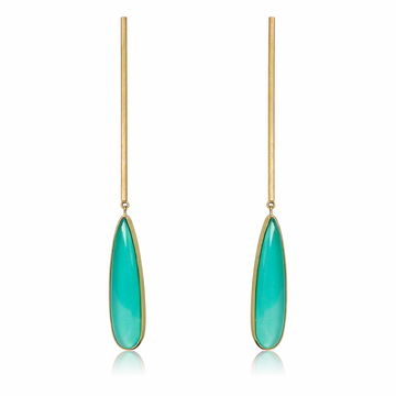 Pendientes Makila Gota Triplete Oro