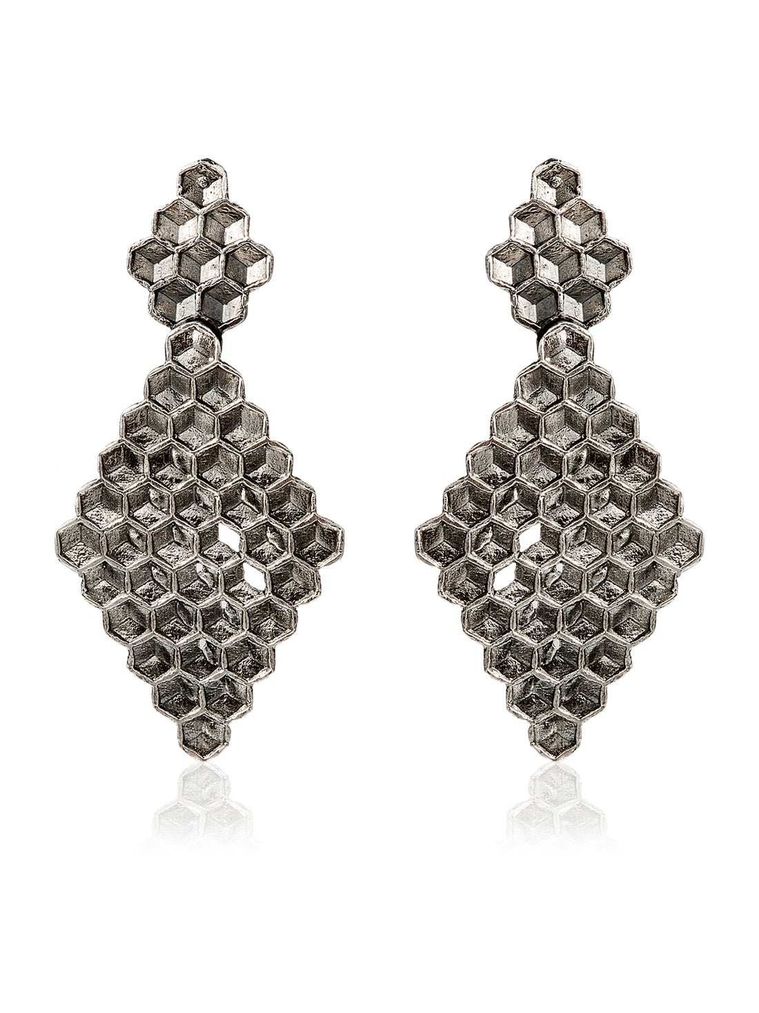 Pendientes Honeycomb