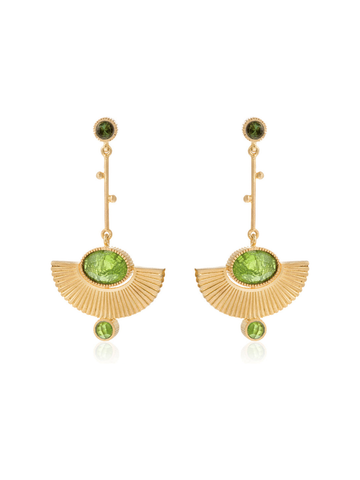 Pendientes Egypt Hiruharri Peridoto