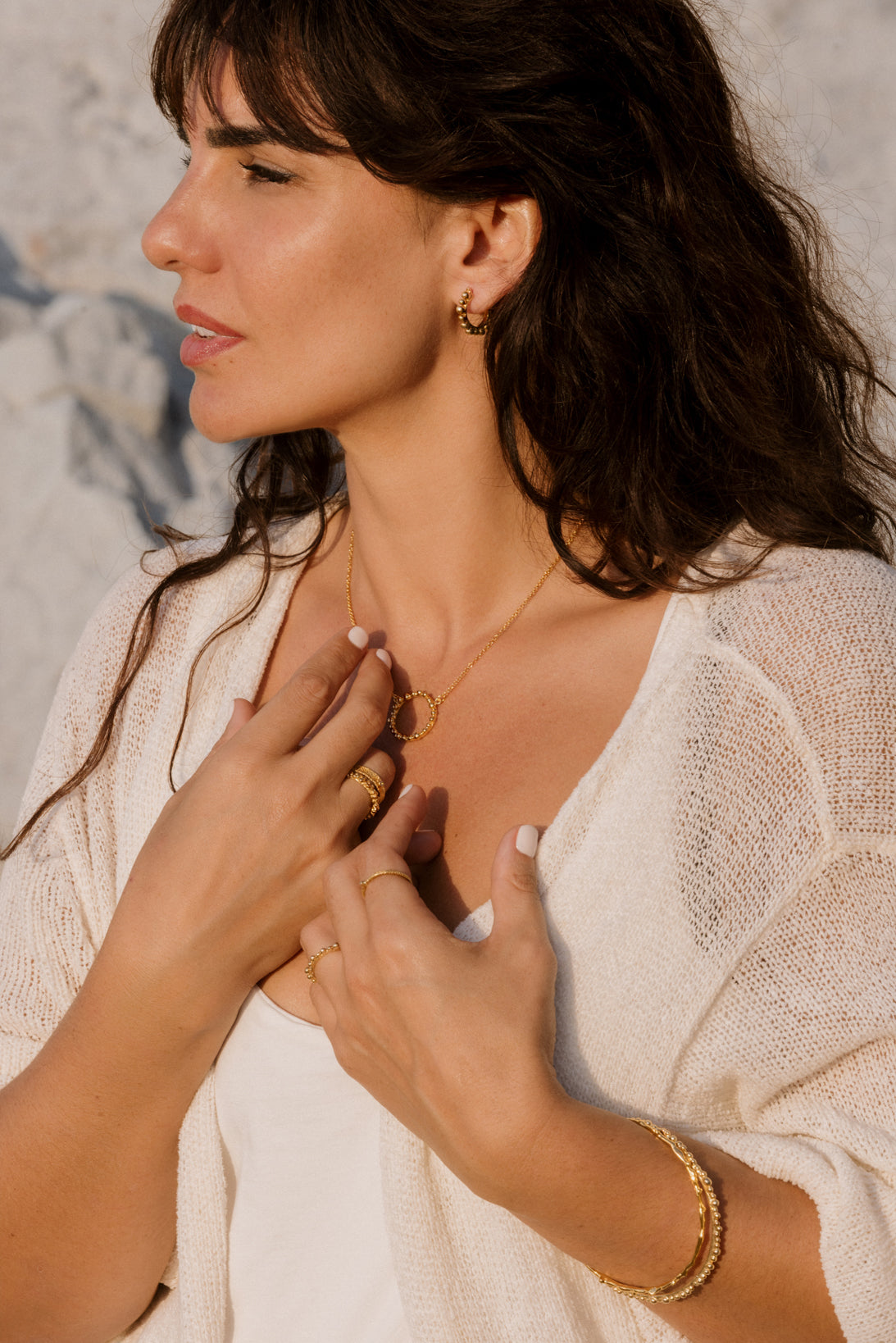 Pendientes Aro Bubble S ORO