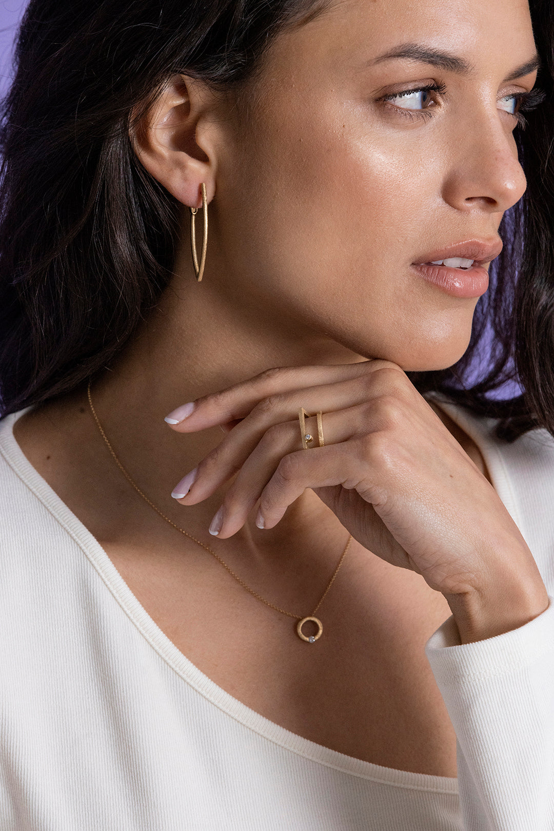 Collar Hueco Diamante