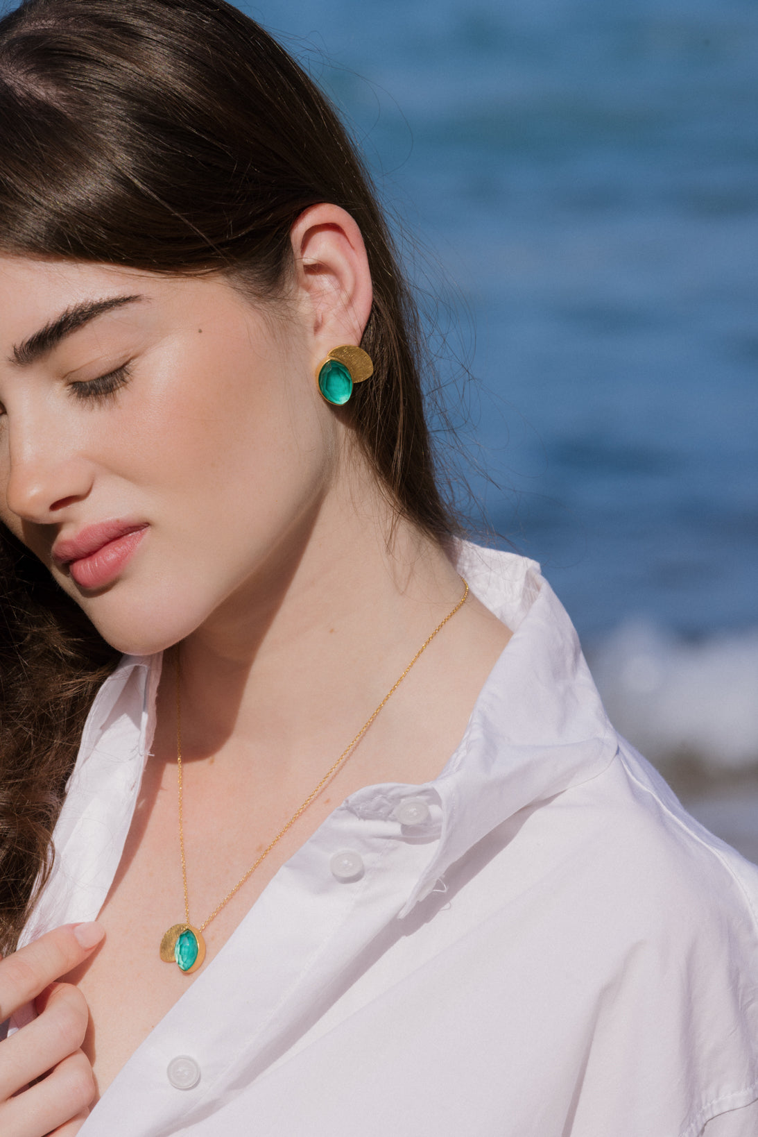 Pendientes Hojitas Triplete