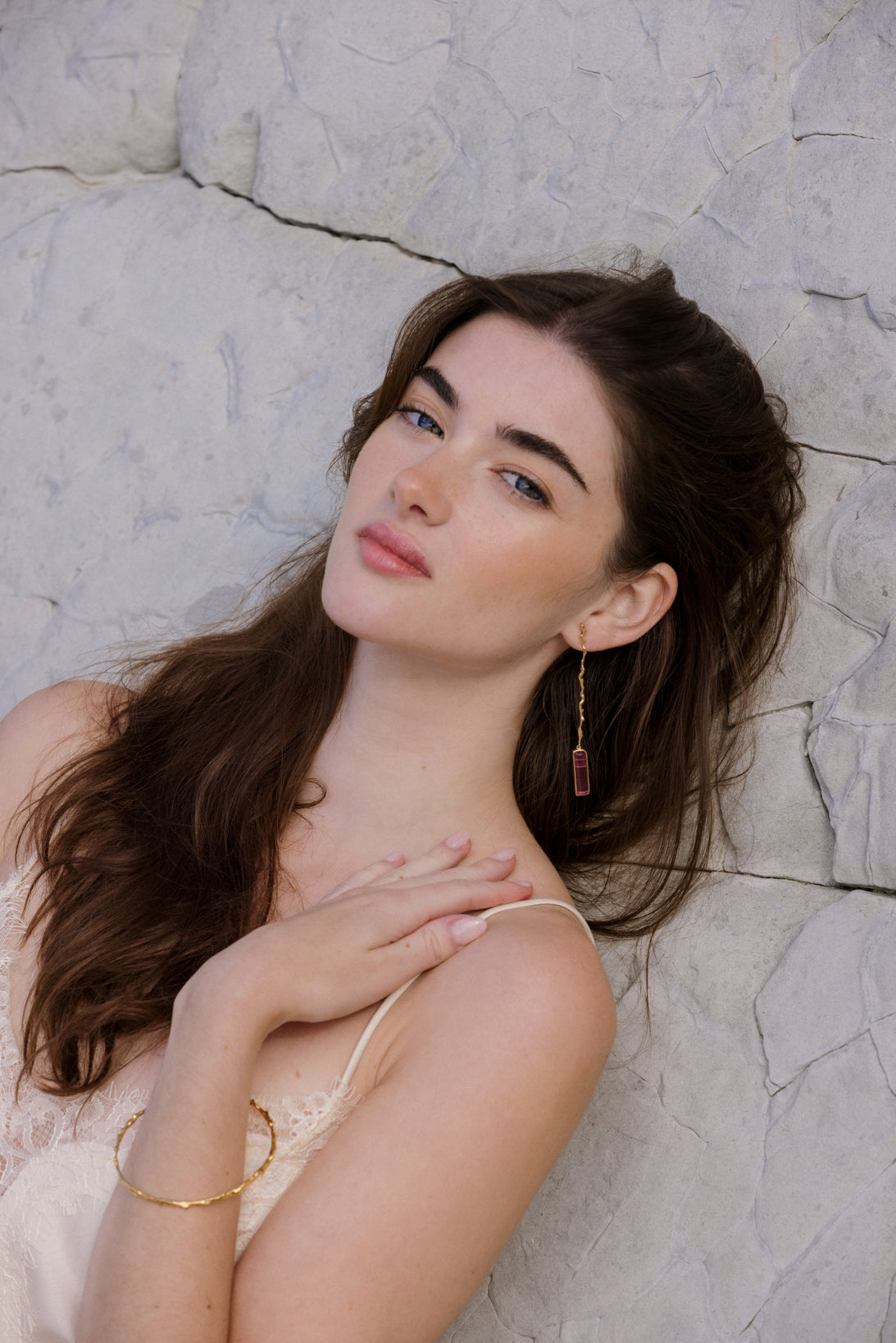 Pendientes Adar Baguette Turmalina