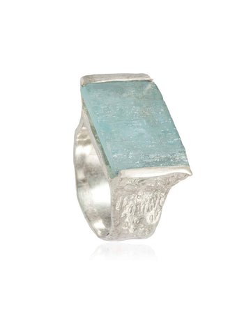 Anillo Emperatriz Aguamarina