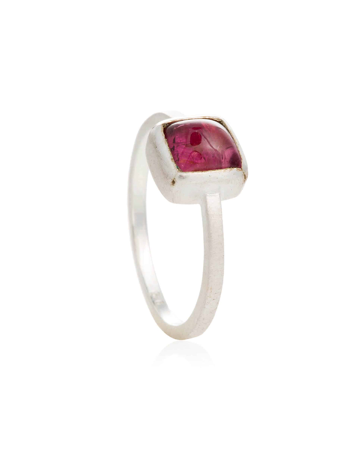 Anillo Harri Lauki Turmalina Roja