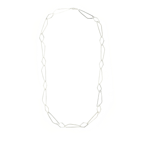 Collar esteka rombo - Collares de Plata Joyas Artesanales Únicas